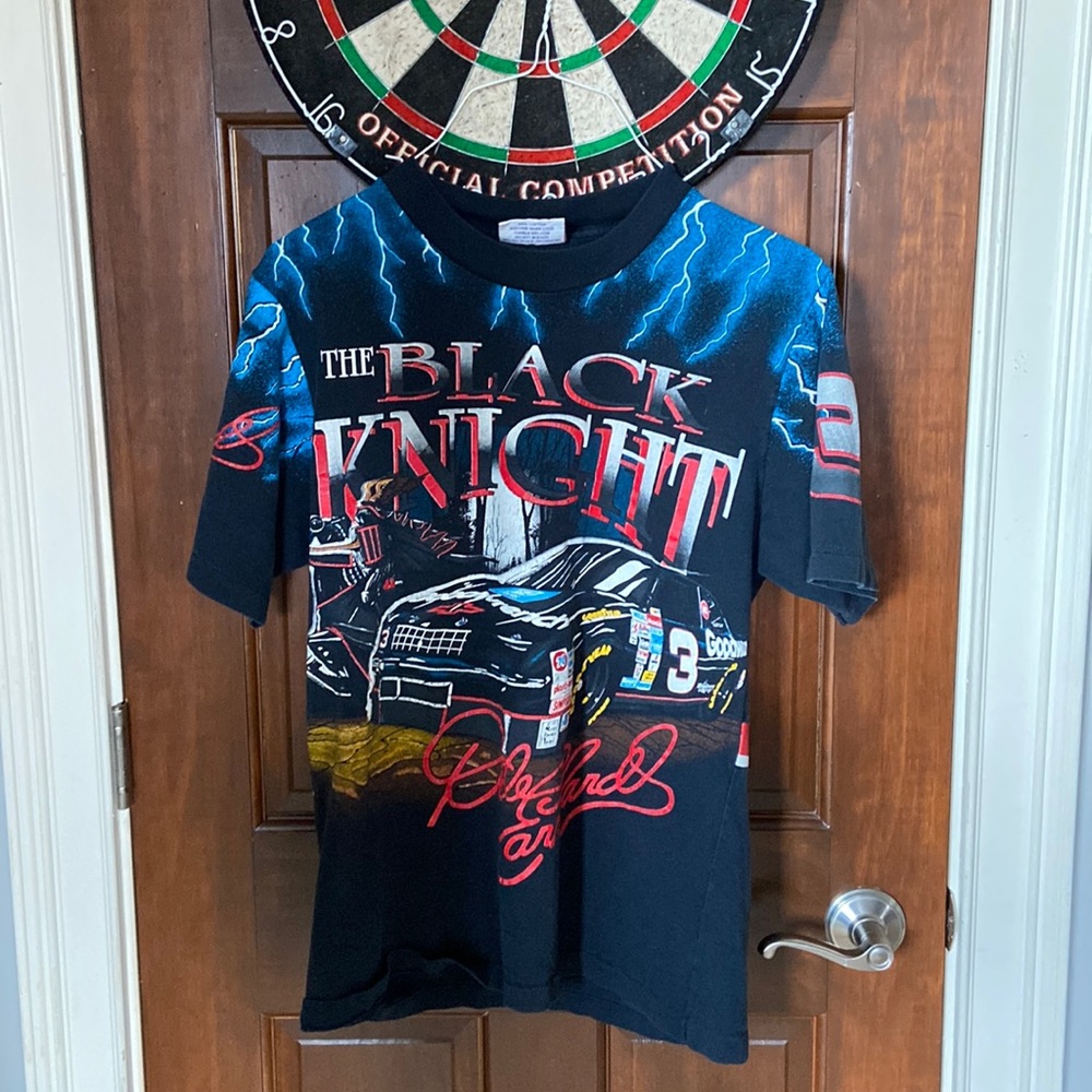 Vintage Dale Earnhardt Sr. “The Black Knight” single stitch 90s tee